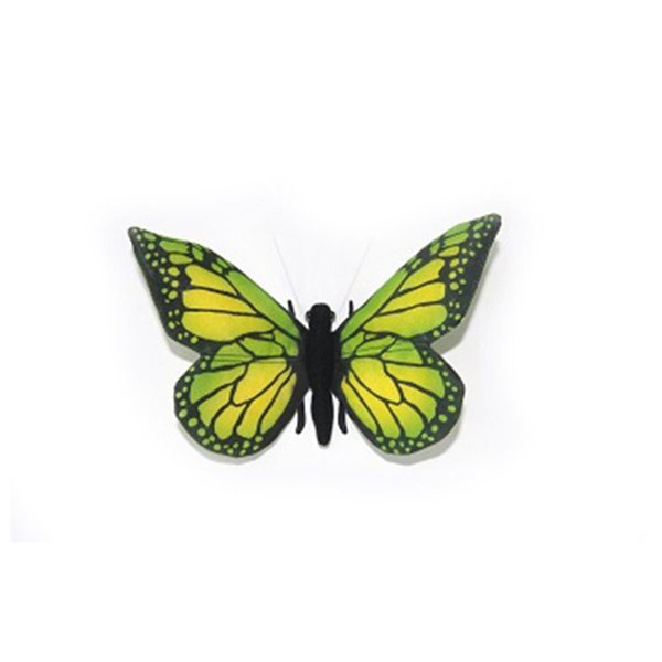 Hansa 5.5 in. Butterfly Plush ToysGreen 7102